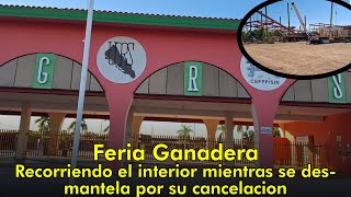 Feria Ganadera  Recorriendo la feria mientras es desmantelada por su cancelacion [upl. by Irrej656]