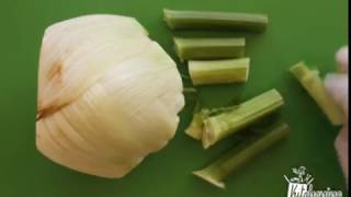 How To Cut Fennel Video Roasted Fish Dish Step 1 [upl. by Morra508]