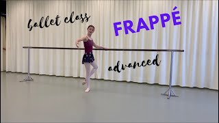 httpswwwprimaballetclasscom Frappé  Bar  Advanced [upl. by Akeme650]