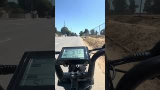 E bike test Drive and running with 50 mph Is it real ebike ebikereview [upl. by Dyane387]