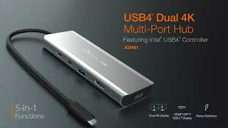 j5create® USB™ to HDMI™ MultiMonitor Adapter JUA254 [upl. by Atived569]