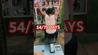 5475 DAYS HARD CHALLENGE  push pull legs workout 🏋️ workout minivlog 75dayhardchallenge vlog [upl. by Yvad]