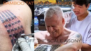 PURE AGONY  HOW TO GET A THAI BAMBOO TATTOO [upl. by Neicul745]