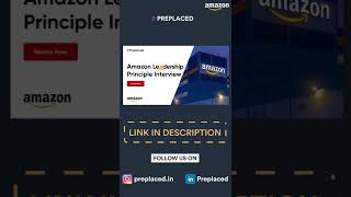 Amazon Interview Tips  How to answer behavioural questions using the STAR method  Preplaced [upl. by Haniraz]