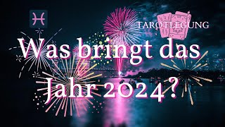 ♓ Fische  Was bringt das Jahr 2024✨TAROTREADING✨ tarot neujahrsorakel [upl. by Rosabel]