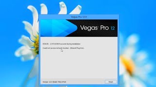 How to Fix Sony Vegas quotCould not access network locationquot error [upl. by Gibbie]