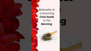 5 benefits of Chia Seeds when consumed in the Morning chiaseeds chia health shorts [upl. by Wester774]