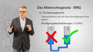 Das Mietrechtsgesetz  MRG Teil 3 Teilausnahmen [upl. by Krystyna]