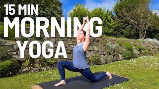 BEGINNERS Yoga Flow To Wake Up  15 min energising morning yoga flow [upl. by Selimah]