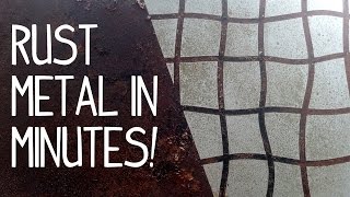 How to Rust Metal in Minutes [upl. by Readus]