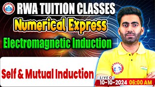 Class 12 Physics Electromagnetic Induction  Self amp Mutual Induction  12th Physics Numerical [upl. by Idolla]