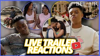 BEL AIR SEASON 3 TRAILER REACTIONS LIVE STREAM [upl. by Kasey]