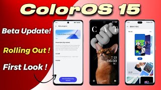 Oppo ColorOS 15 Android 15 Beta Update  First Look 10 New Features ⚡⚡ [upl. by Brookes420]