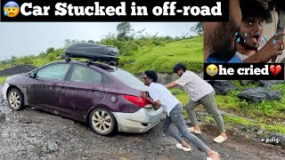 😭He crying because car stucked in forest offroad💔 Episode  13  TTF  Tamil  motovlog [upl. by Tasia]