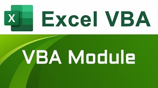 VBA Module excelvba vbatutorial vbabasics vba excelvbatutorial excelvbaguide vbamodule [upl. by Annatnom395]