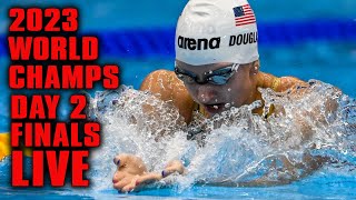 2023 World Championships Day 2 Finals SwimSwam Watch Party [upl. by Anihcak]