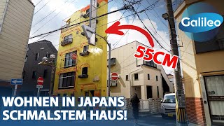 Japans schmalstes Haus So kreativ lebt es sich im 55cm breiten Haus [upl. by Itsym]