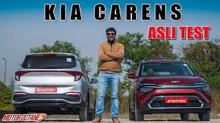 Kia Carens Asli Test  All Details [upl. by Deibel]