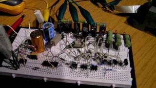 discrete BLDC driver on a breadboard [upl. by Emerald]