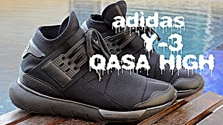 Adidas Y3 Yohji Yamamoto Qasa High Review  On Feet [upl. by Adnim324]