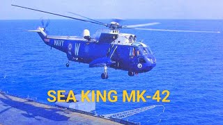 SEA KING MK42 Helicopter navy seaking shorts army helicopter indianarmy [upl. by Ecirtac]