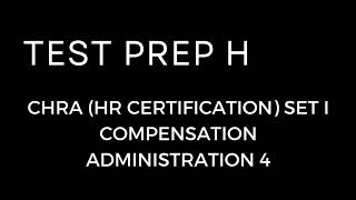 11 CHRA Set I Drills Compensation Administration by Zarate Chapter 4 Forms of Compensation [upl. by Hope]