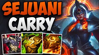 CHALLENGER JUNGLER INCREDIBLE CARRY GAMEPLAY WITH SEJUANI  CHALLENGER SEJUANI JUNGLE  Patch 1412 [upl. by Akired]