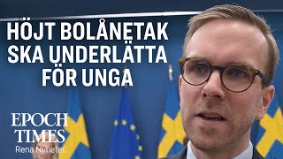 Andreas Carlsson KD ”Höjt bolånetaket skulle sänka tröskeln till bostadsmarknaden” [upl. by Aihsei131]