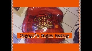 POPEYES CAJUN TURKEY HAPPY THANKSGIVING [upl. by Debbi]