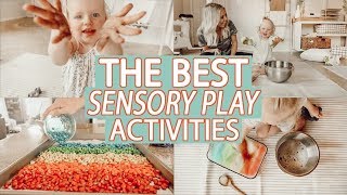 EASY amp EDUCATIONAL SENSORY PLAY ACTIVITIES 2019 [upl. by Eetnahc667]