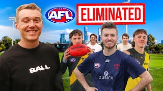 AFL Elimination Goal Kicking Challenge ft Patrick Cripps [upl. by Darum]