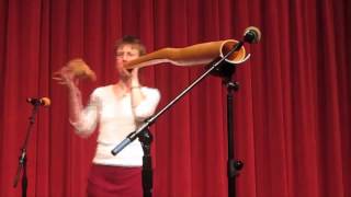 Great Didgeridoo Playing at World Rhythm Festival 2013 [upl. by Aylsworth102]