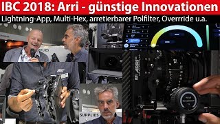 IBC 2018 Arri zeigt viele nützliche und günstige Produktionshelfer für Filmer [upl. by Tenej981]