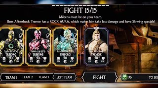 AFTERSHOCK TREMOR CHALLENGE Normal  Hard BOSS AND FULL GAMEPLAY REVIEW  update 115 Mkx iOS [upl. by Sivraj810]