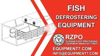 Fish defrostering equipment Defrosting machine Industrial defrosting equipment [upl. by Byrn]