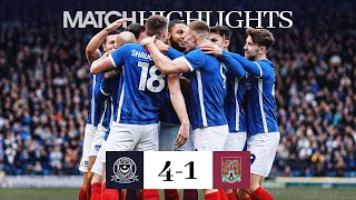 FOURMIDABLE AT FRATTON 🔥  Pompey 41 Northampton Town  Highlights [upl. by Tove]