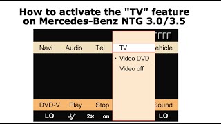 MercedesBenz NTG35 Mr12Volt MOST CarPlay interface activation [upl. by Nnairac247]