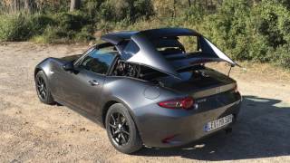 Mazda MX 5 RF walkaround amp roof operation [upl. by Matthia284]