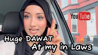 HUGE DAWAT AT MY IN LAWS dailyvlogs [upl. by Giarc]