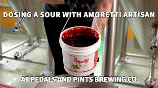 Pedals And Pints Brewing Co x Amoretti  Dosing a Sweet Fish Candy Sour [upl. by Beatrix]