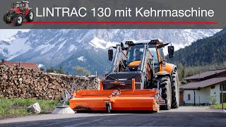 Kehrmaschine am Traktor I Lindner Lintrac 130 [upl. by Rodger]