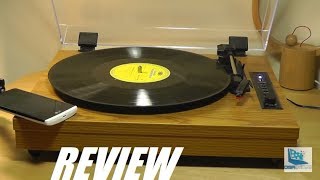 REVIEW Archeer Bluetooth Turntable Vinyl Record Player [upl. by Llenreb691]