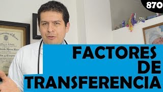 FACTORES DE TRANSFERENCIA video 870 Dr Javier E Moreno [upl. by Sirraj]