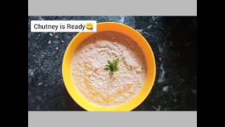 Peanut Chutney  Shengdana Chutney [upl. by Cohbath]