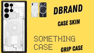 Dbrand Something Skin And Grip Case On S22 Ultra Installation [upl. by Boudreaux713]