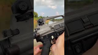 M733 custom aeg review by เทพโพ music airsoftgunreview airsoft1911 [upl. by Orfurd]