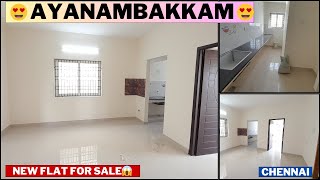 Ready to move flat for sale in chennai ayanambakkam ❗ New flat for sale😱 [upl. by Ttessil781]