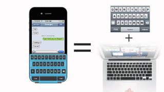 Worlds thinnest Physical Keyboard for iPhone  SmartKeyboard [upl. by Mareld848]