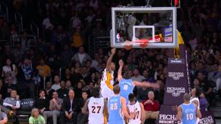 Wesley Johnson Flies for the And1 Posterizing Dunk on Danilo Gallinari [upl. by Lurette]