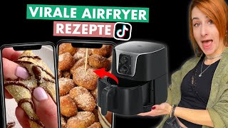 Ich teste NEUE krasse Airfryer Rezepte von TikTok [upl. by Silverman]